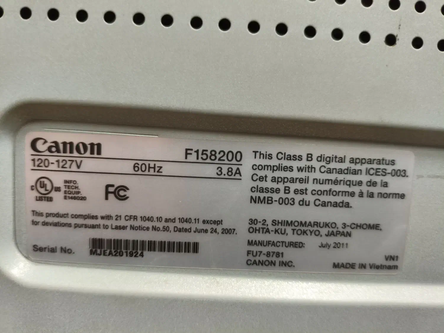 پرینتر لیزری کانن Canon|پرینتر، اسکنر، کپی، فکس|کاشان, بهشتی|دیوار