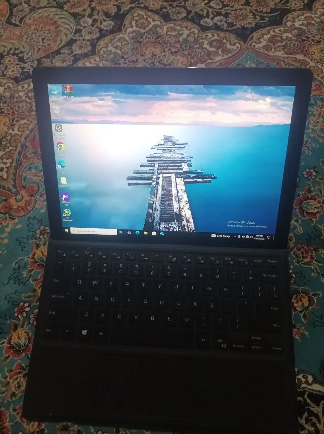 dellتبلتی i7 نسل ۷رم16|رایانه همراه|قم, چهل درخت‎|دیوار