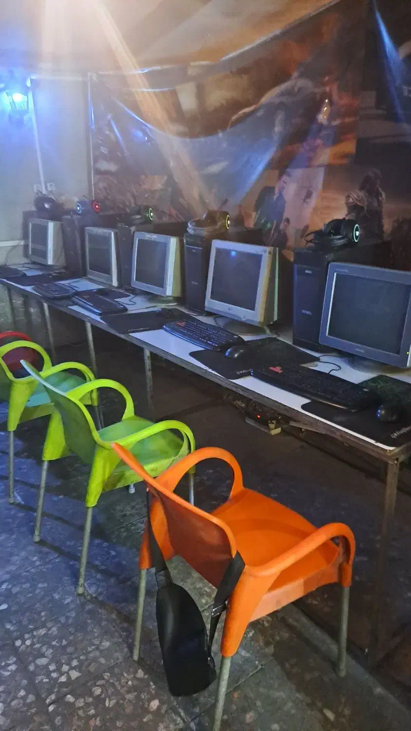 واگذاری گیمنت با تمامی تجهیزات|رایانه رومیزی|ری, دیلمان|دیوار