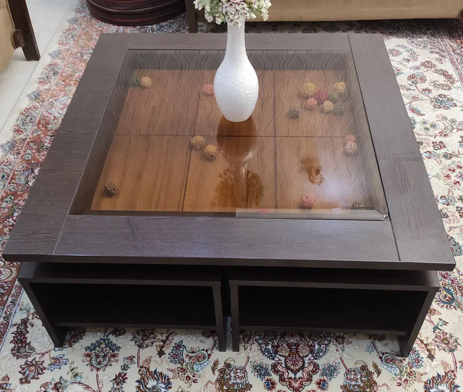 میز وسط و ۴ عسلی|مبلمان خانگی و میز عسلی|قزوین, |دیوار