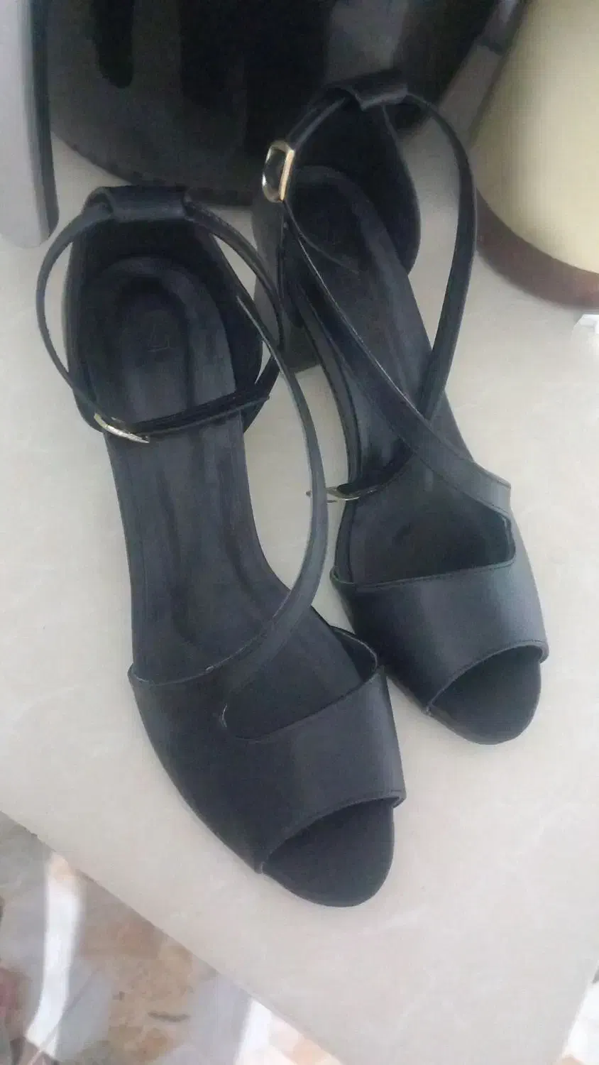 کفش چرم مشکی|کیف، کفش، کمربند|خرم‌آباد, |دیوار