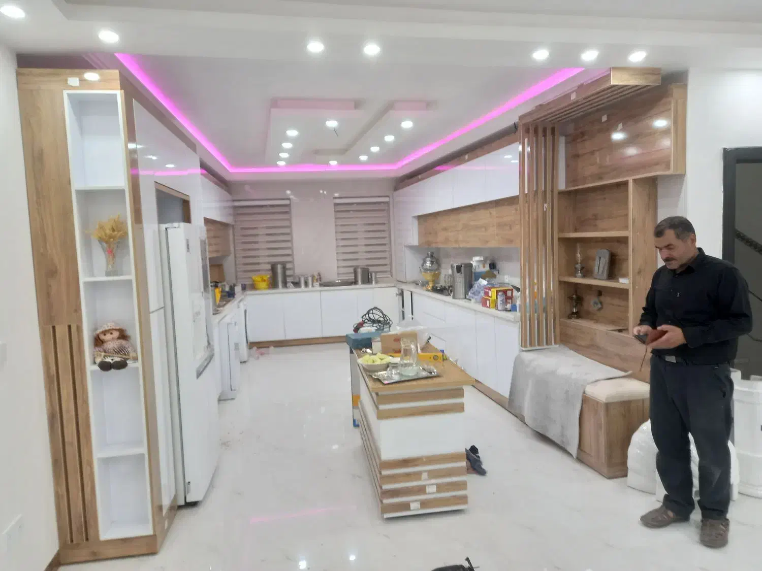 . کابینت و کمد دیواری ام دی اف ، هایگلاس ، ممبران|خدمات پیشه و مهارت|همدان, |دیوار