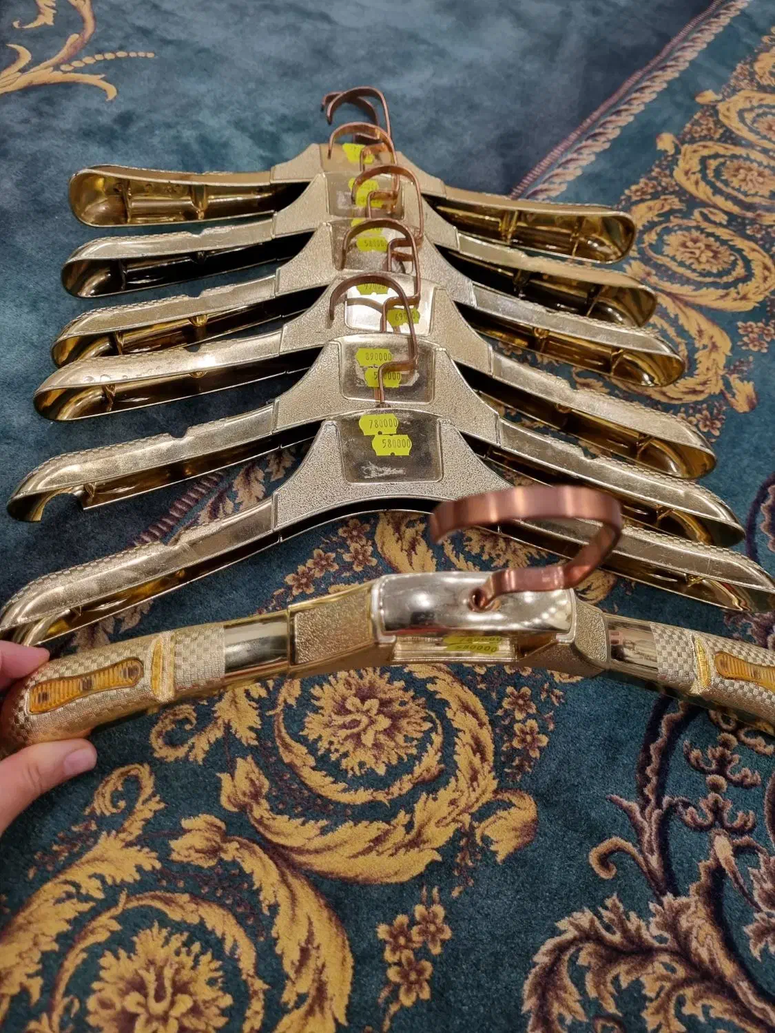 چوب لباسی طلایی|لوازم التحریر|کیش, |دیوار