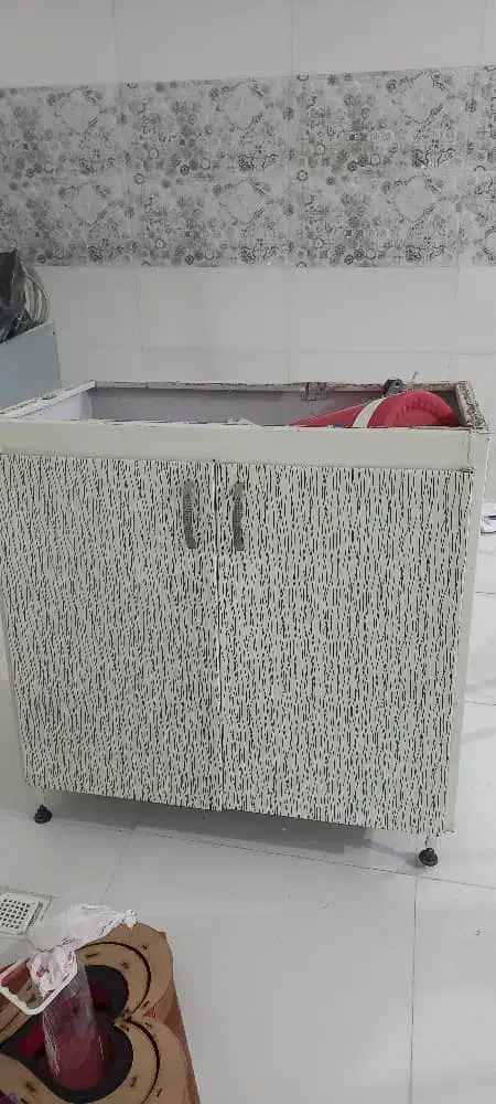 ۳ تیکه کابینت تمیز|آب‌چکان و نظم‌دهنده ظروف|شوش, |دیوار