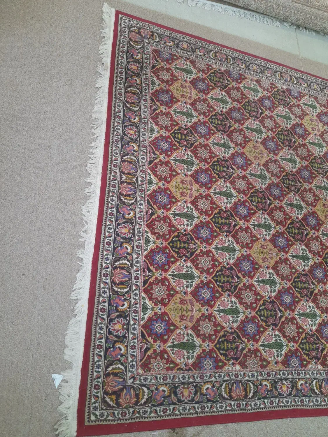 قالی ۶ متری طرح ایرانی قرمز در حد نو|فرش|اهواز, گلستان|دیوار