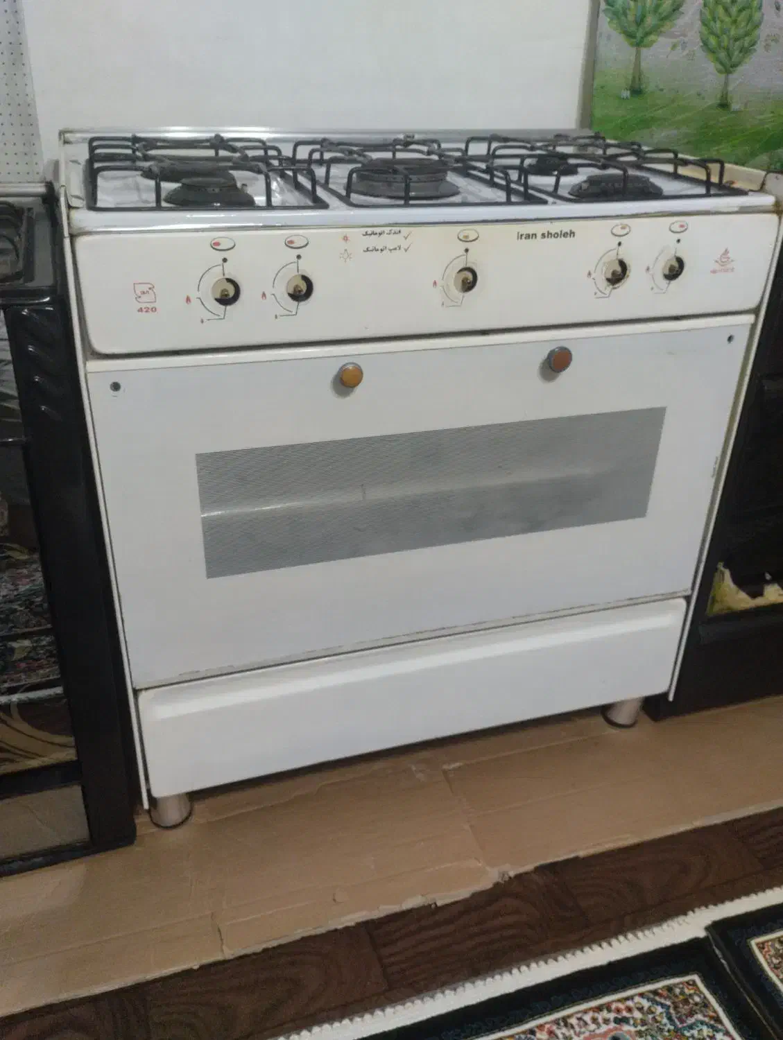 اجاق گاز درحدآک صفحه ای ولعابی زیر قیمت|اجاق گاز و لوازم برقی پختوپز|خرمآباد, |دیوار