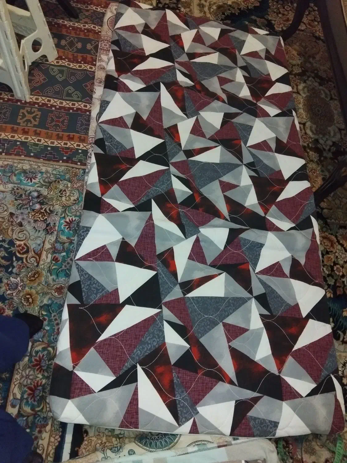 تشک تک نفره ابری|تشک تختخواب|سنگر, |دیوار