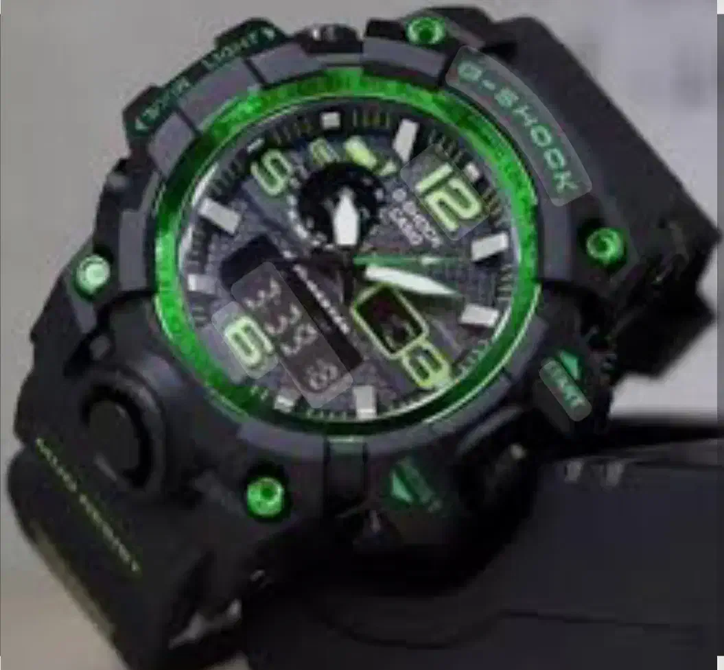 ساعت کاسیو سبز مشکی اصل زد آب زد ضربه|ساعت|خواجه, |دیوار