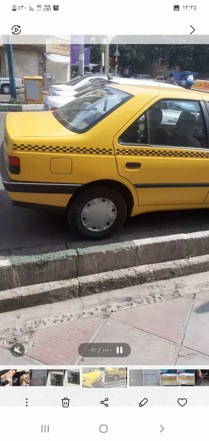 تاکسی پژو در حد ماشین فوق العاده|خودرو سواری و وانت|قزوین, |دیوار