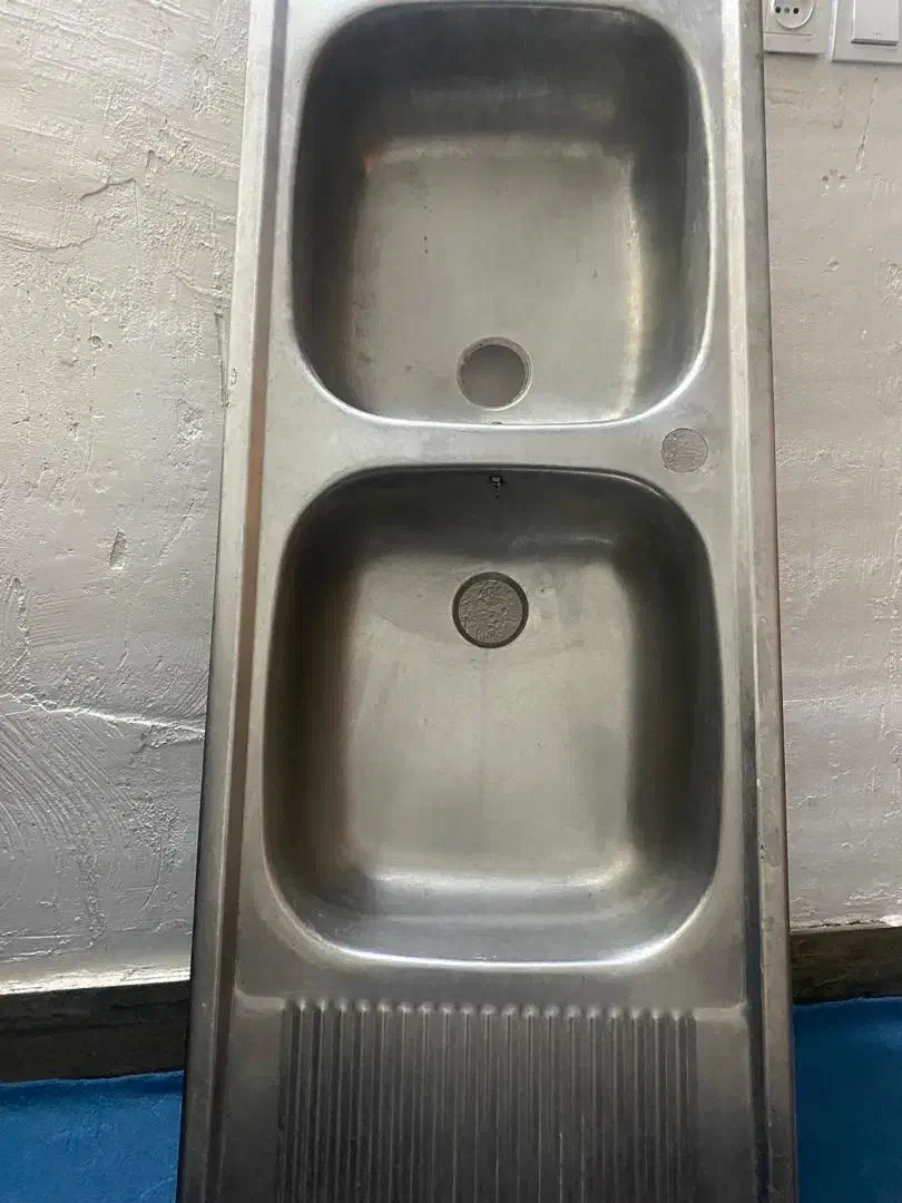 سینگ دوقلو استیل|آبچکان و نظمدهنده ظروف|آق قلا, |دیوار