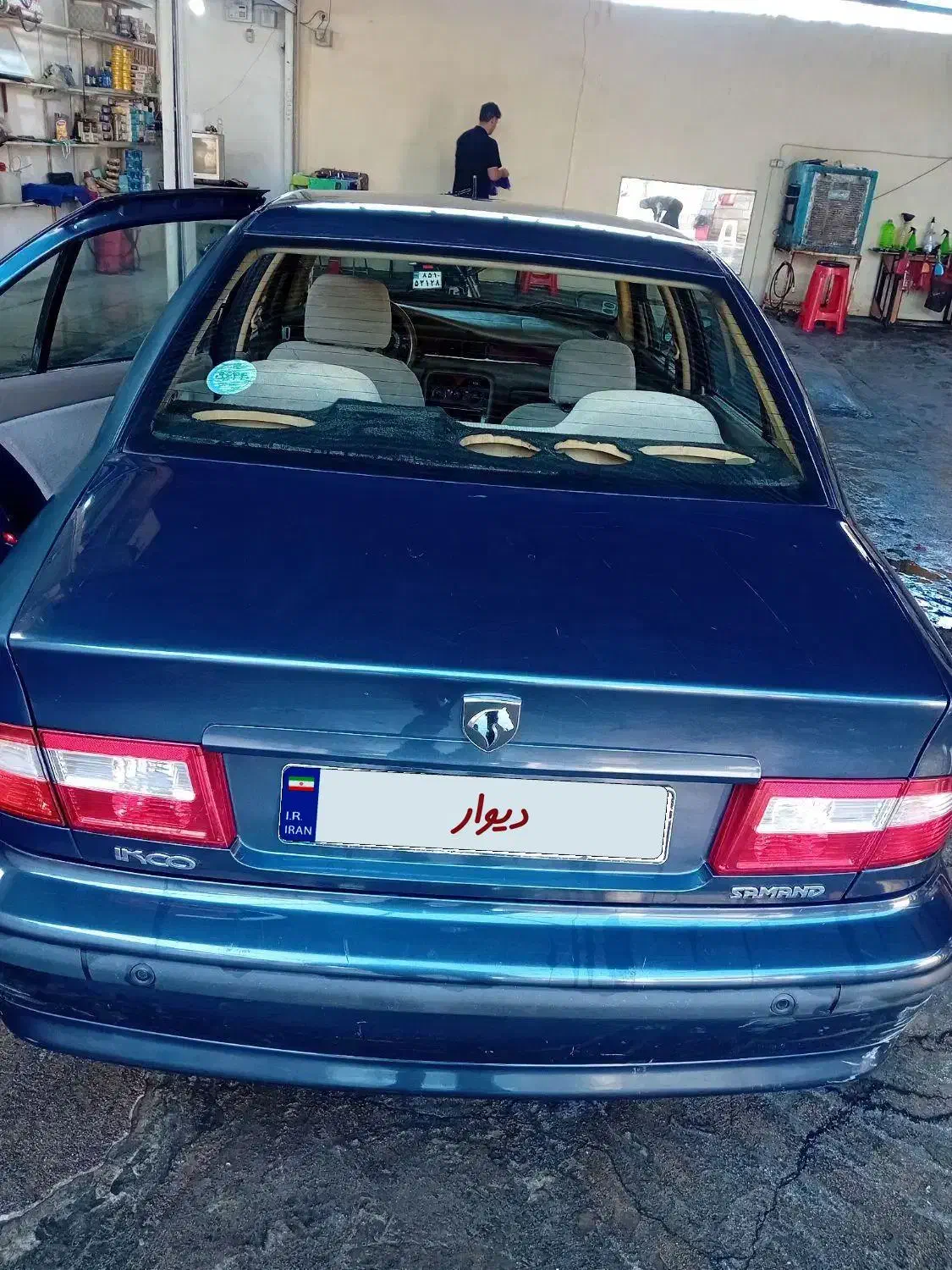 سمند ال ایکس مدل ۹۸ سورمه ای متالیک|خودرو سواری و وانت|دزفول, |دیوار