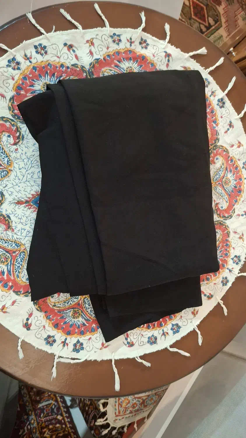 قواره چادر مشکی کرپ|لباس|ملایر, |دیوار