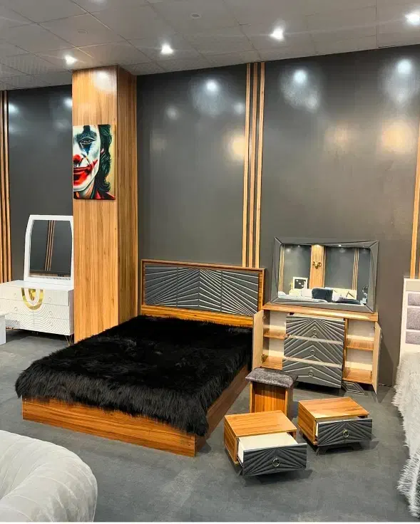 سرویس خواب به همراه تشک درحد نو|تخت و سرویس خواب|پرند, فاز ۵|دیوار