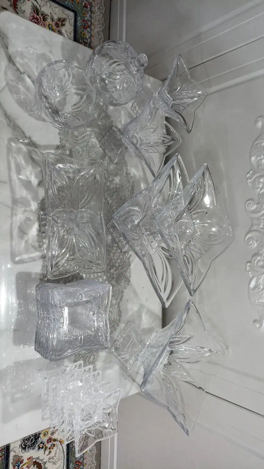 ظروف پذیرایی کریستال اصل|ظروف سرو و پذیرایی|محمدشهر, سیدآباد|دیوار