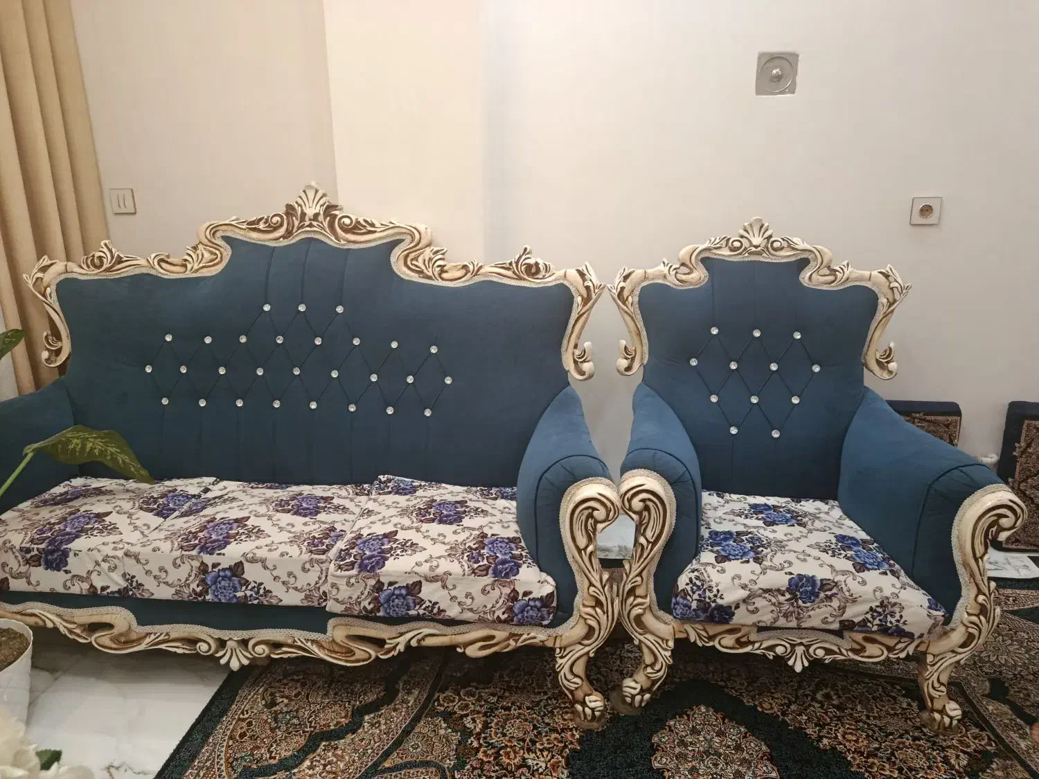 مبل بسیارسالم وتمیز|مبلمان خانگی و میز عسلی|سنقر, |دیوار