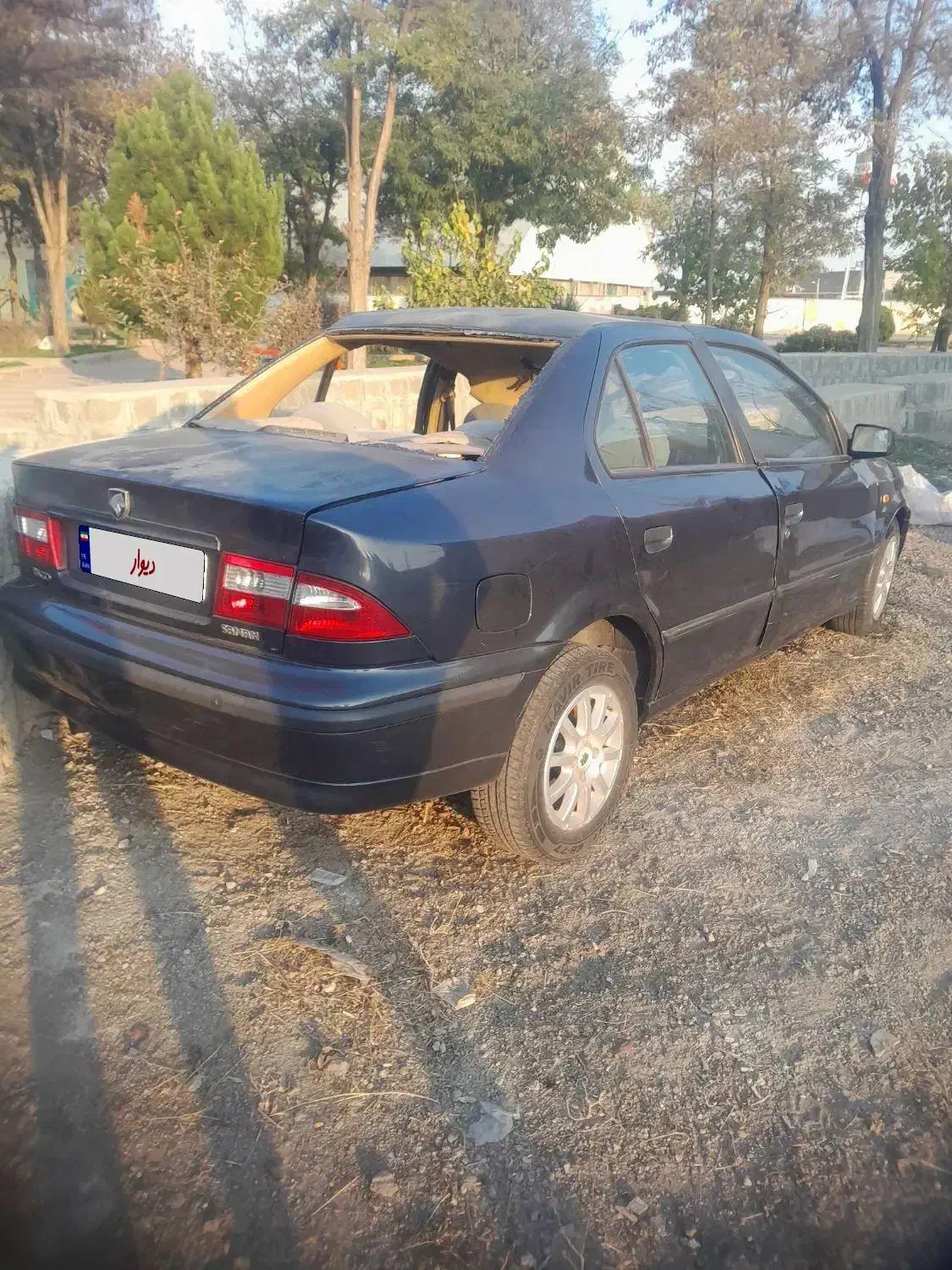 سمند ef7موتور ملی 90 تصادفی|خودرو سواری و وانت|اردبیل, |دیوار