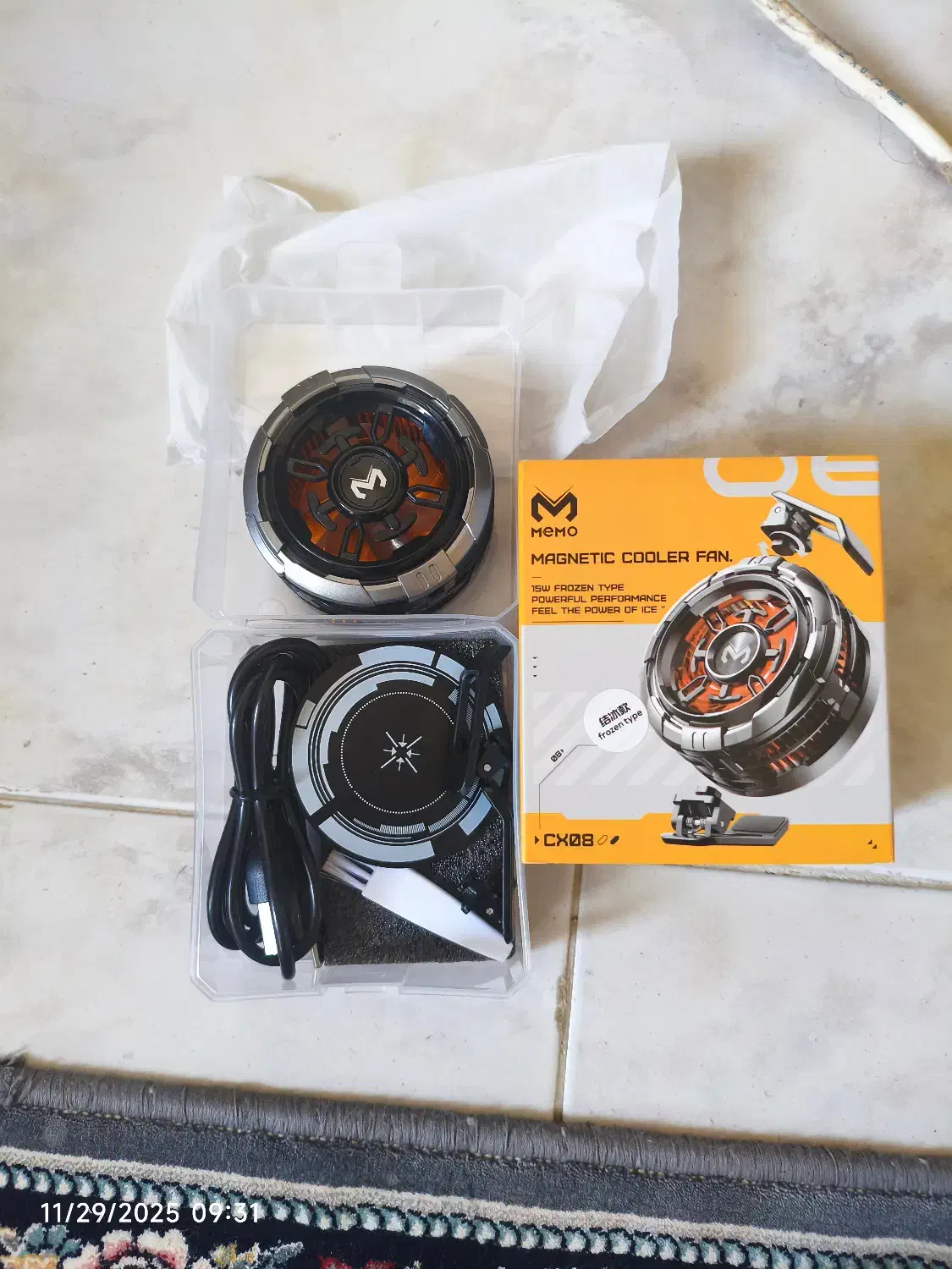 خنک کننده رادیاتوری گوشی ممو ( Memo Cx08 )|لوازم جانبی موبایل و تبلت|پردیس, فاز ۸|دیوار