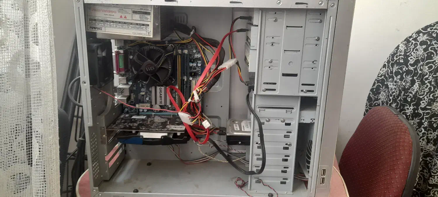 کیس به همراه قطعات فروش فوری|رایانه رومیزی|نیشابور, پاستور|دیوار