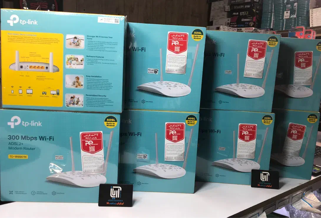 مودم ۲ آنتن تی پی لینک آکبند TPLINK 8961 ADSL|مودم و تجهیزات شبکه|خرمآباد, |دیوار