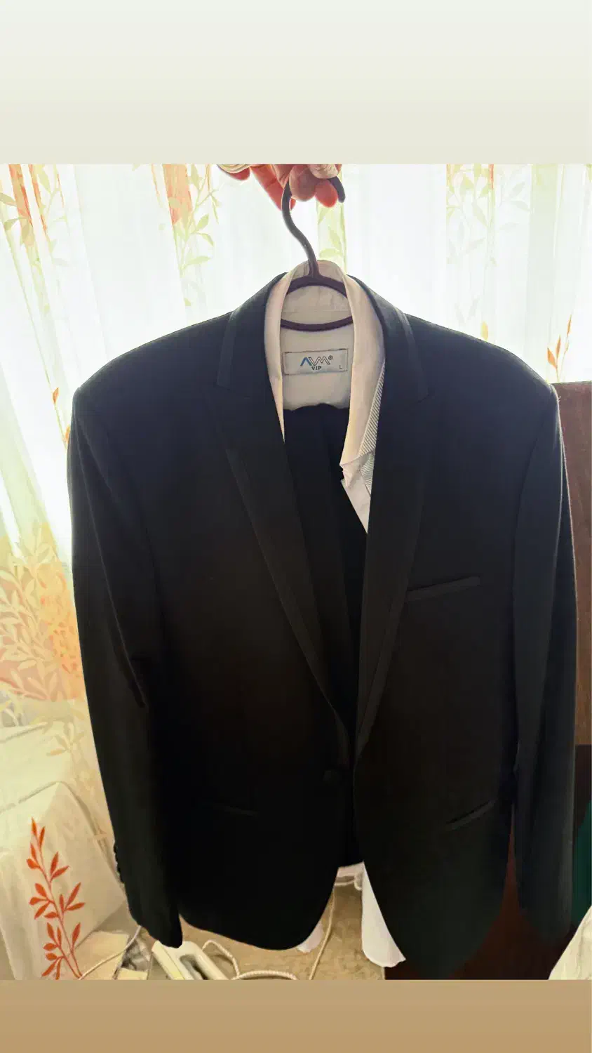 کت و شلوار مشکی سایز ۴۶|لباس|رشت, آزادگان|دیوار