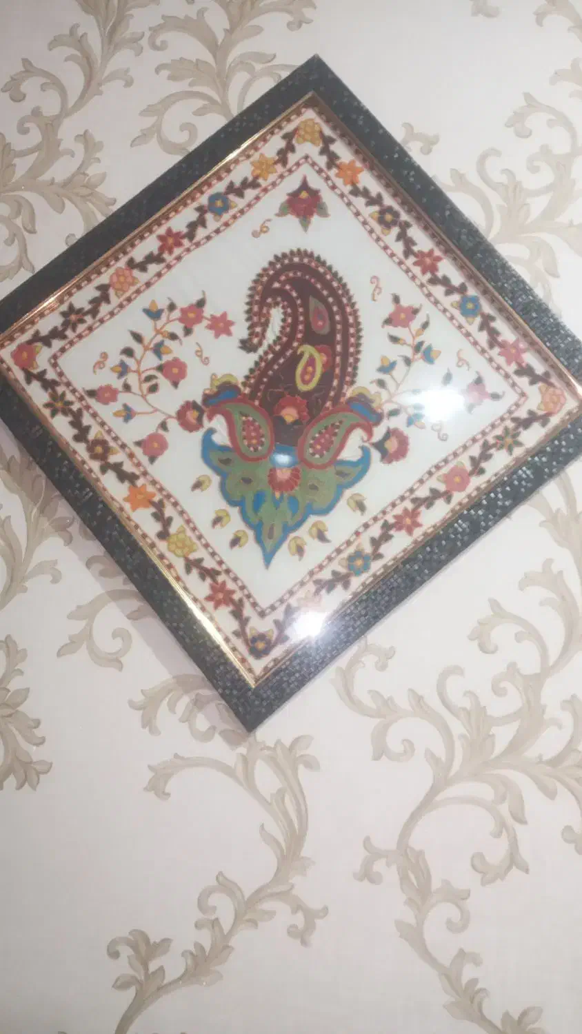 پته قاب گرفته|صنایع دستی و سایر لوازم تزئینی|جیرفت, |دیوار