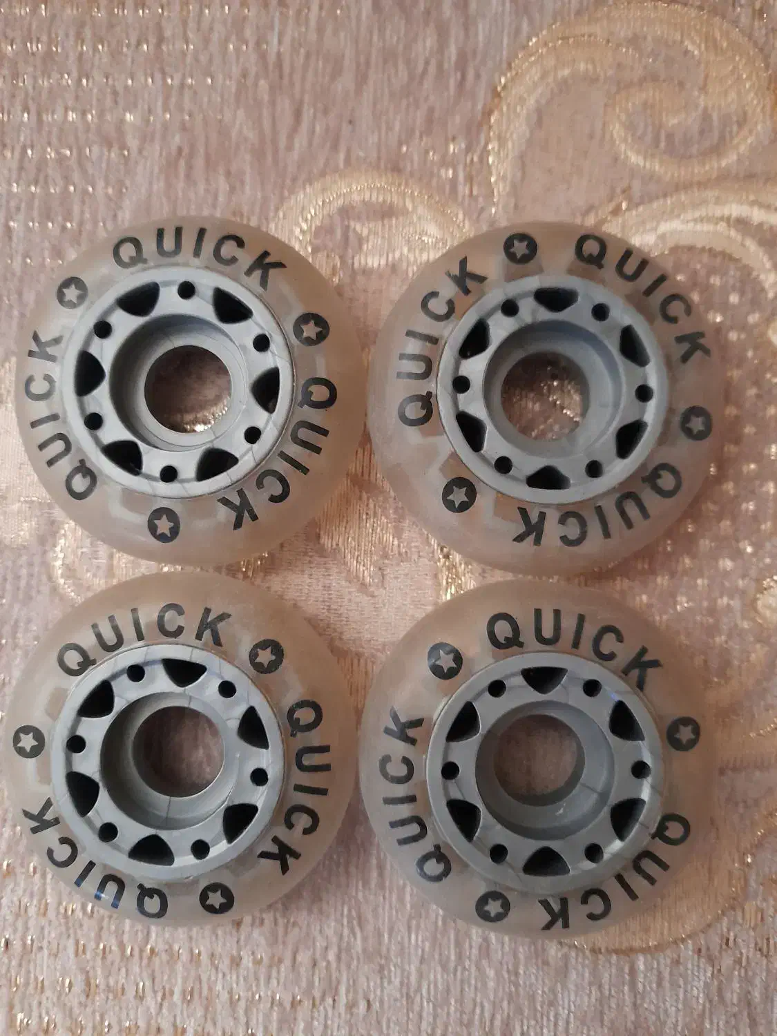 پک ۴عددی چرخ تمام ژله ای quick|دوچرخه، اسکیت، اسکوتر|گرمدره, |دیوار