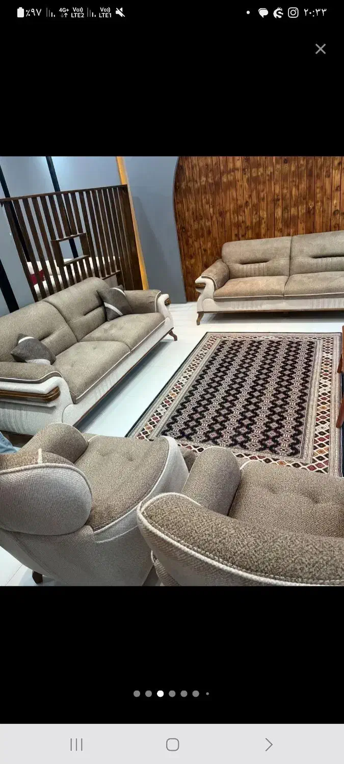 مبل راحتی لابین تخت خواب شو|مبلمان خانگی و میز عسلی|بندر انزلی, مسکن مهر|دیوار