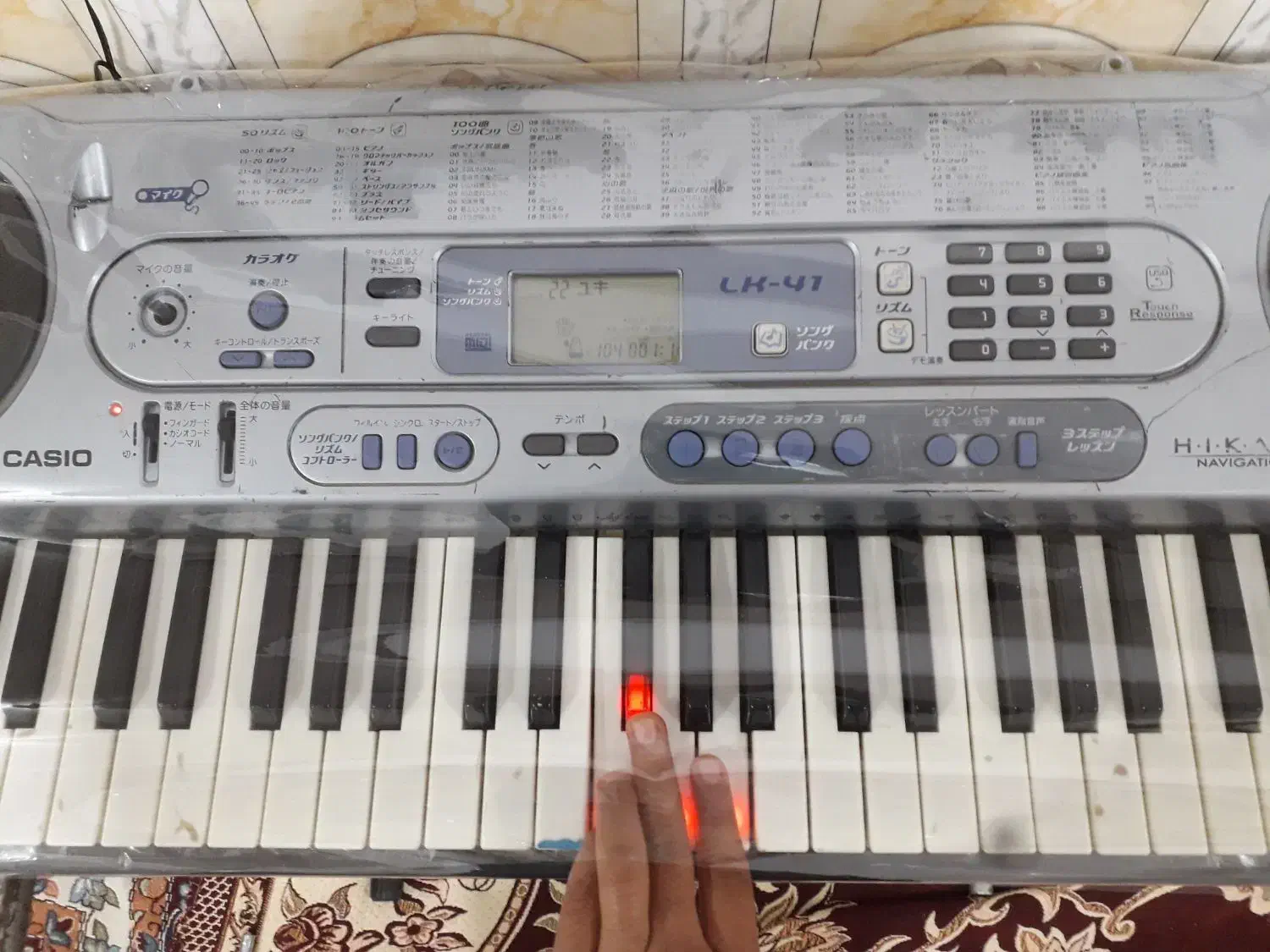 ارگ کاسیو به ضمانت با لوازم خودش قیمت توافقی|پیانو، کیبورد، آکاردئون|زاهدان, |دیوار