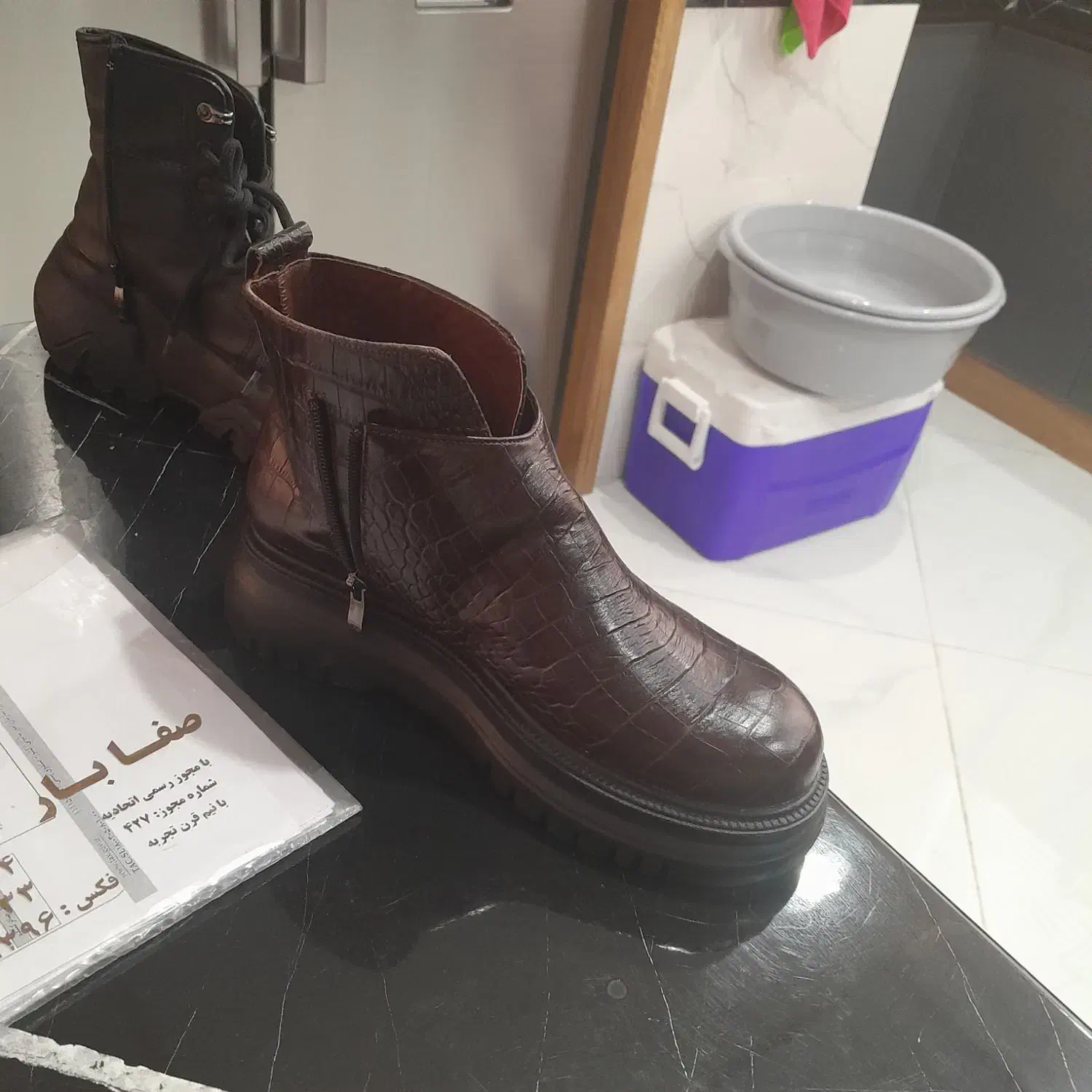 بوت چرم طبیعی|کیف، کفش، کمربند|تهران, زرکش|دیوار