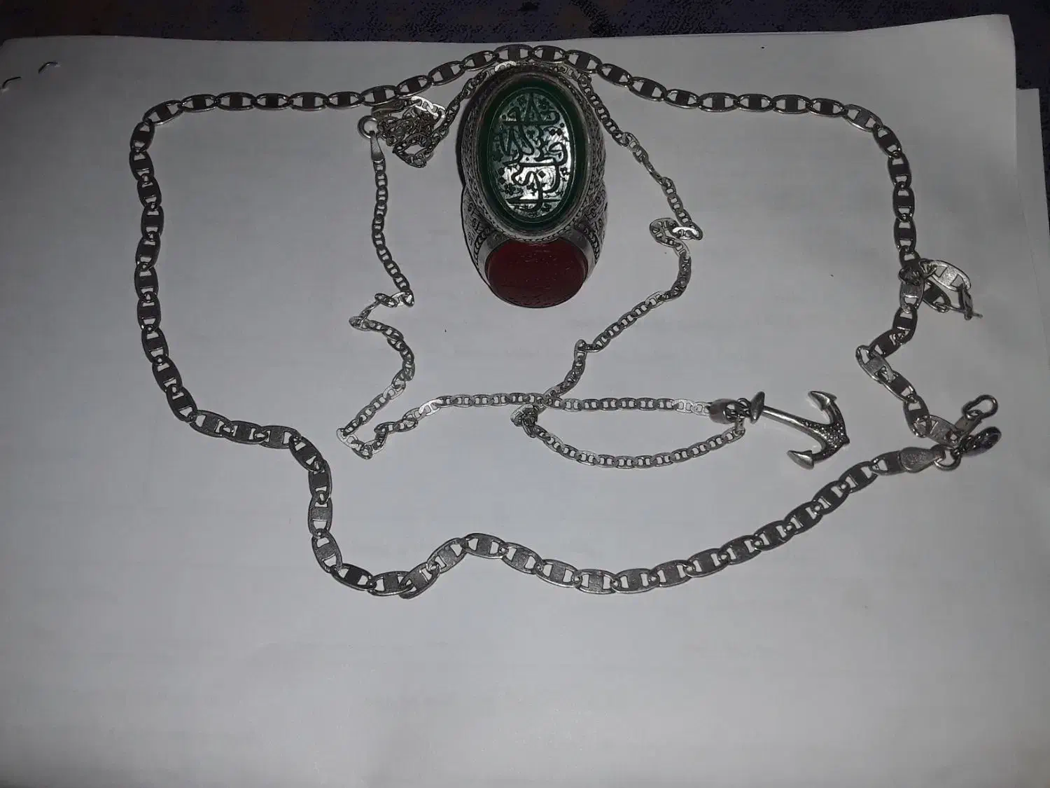 انگشتر و گردنبند نقره|جواهرات|سبزوار, قصبه غربی|دیوار