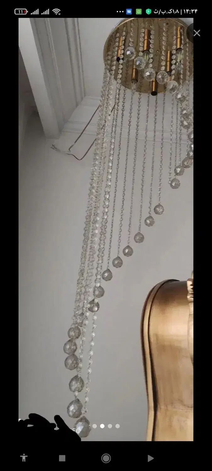 لوستر آویز|لوستر و چراغ آویز|مشهد, پنجتن|دیوار