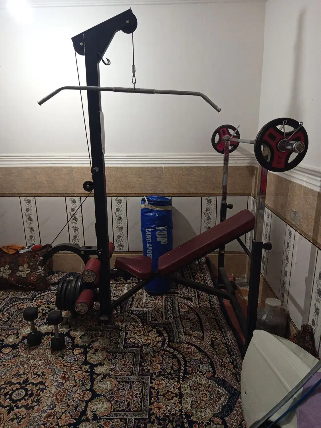 دستگاه بدنه سازی .وسایل کامل|تجهیزات ورزشی|رودان, |دیوار