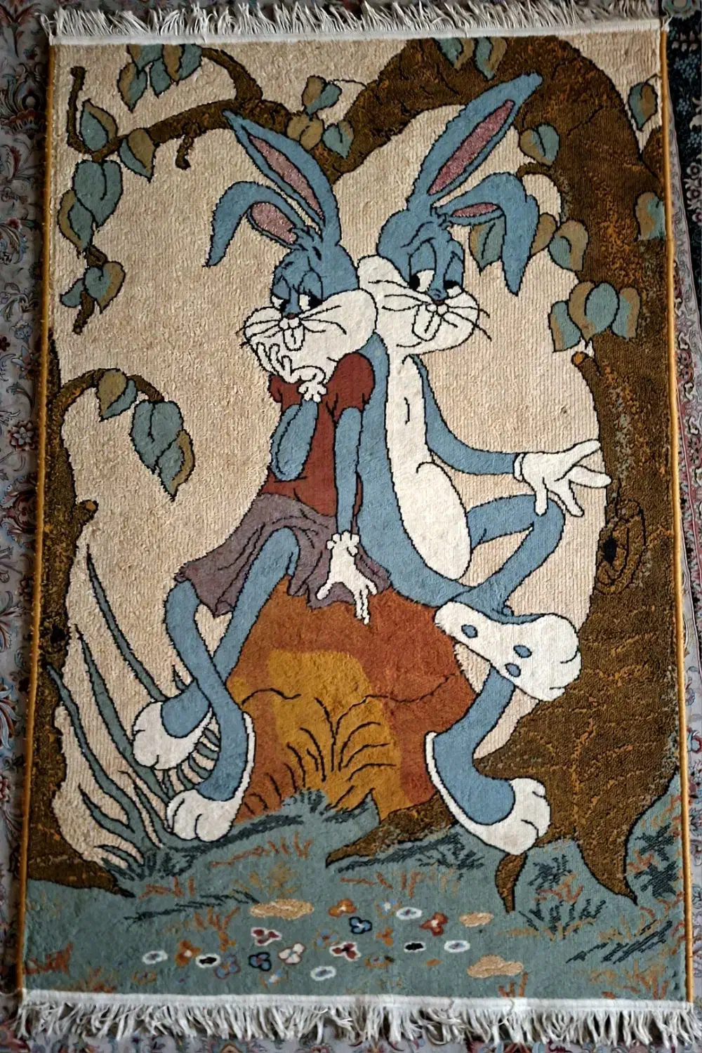 فرش بچگانه(۱/۱ در ۱/۷۵)|فرش|لاهیجان, گلستان|دیوار