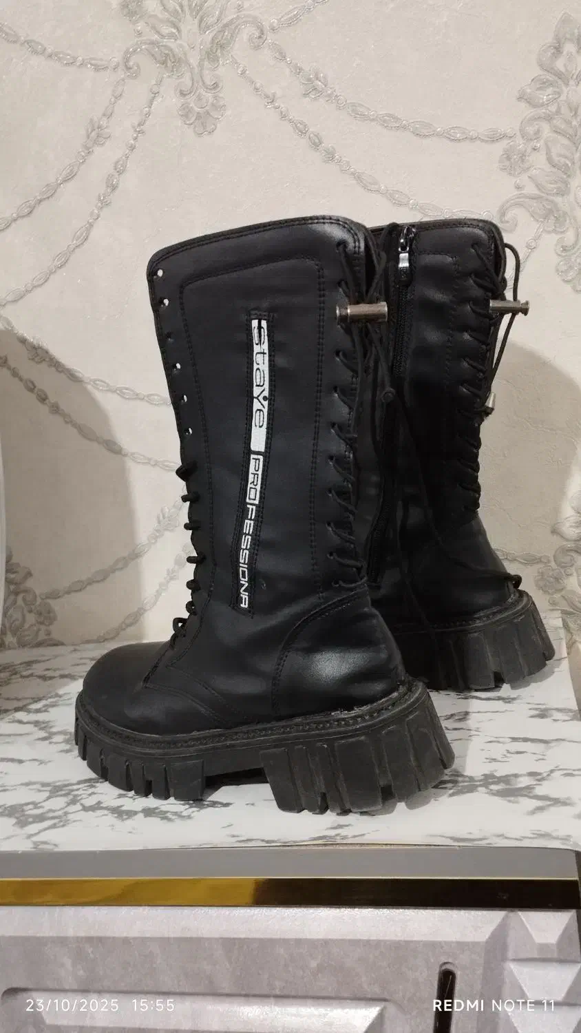 پوتین سایز 37 در حد نو|کیف، کفش، کمربند|باغستان, |دیوار