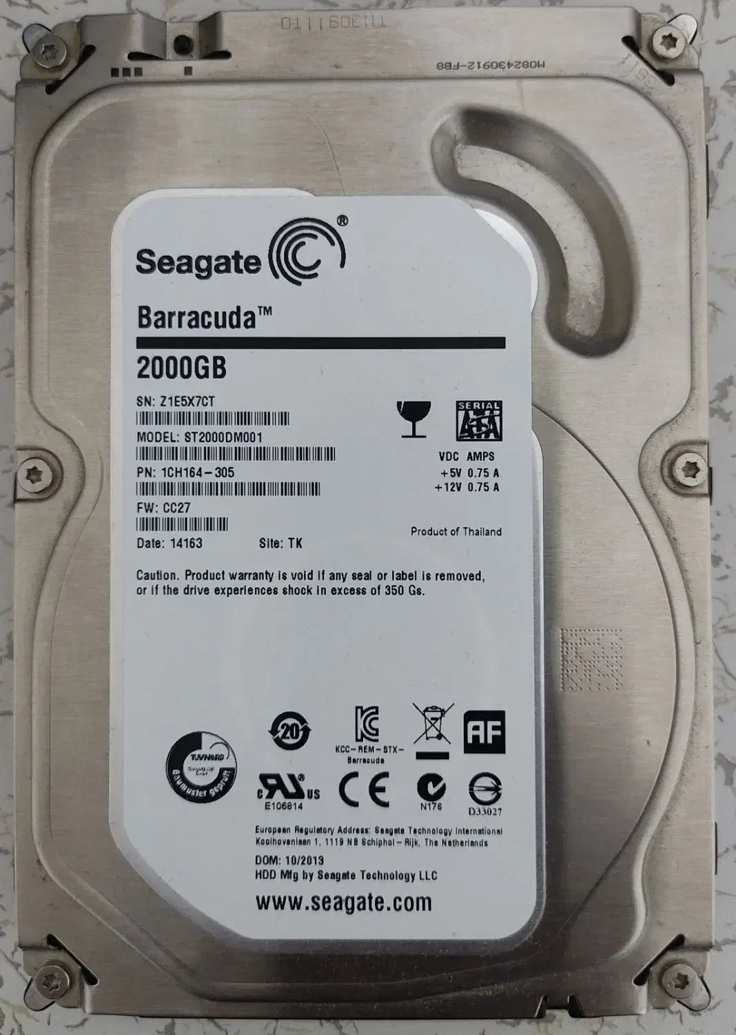 هارد اینترنال 2 ترا سیگیت باراکودا|قطعات و لوازم جانبی رایانه|کرج, محمد آباد|دیوار