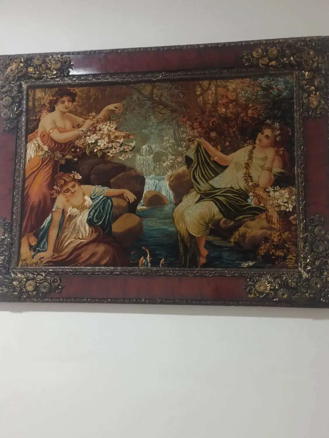 تابلو فرش اسلیمی خیلی زیبا|تابلو فرش|الشتر, |دیوار