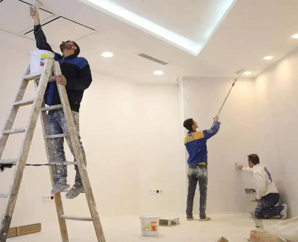 کناف نورمخفی نقاشی ساختمان لاین نوری|خدمات پیشه و مهارت|کرمانشاه, |دیوار