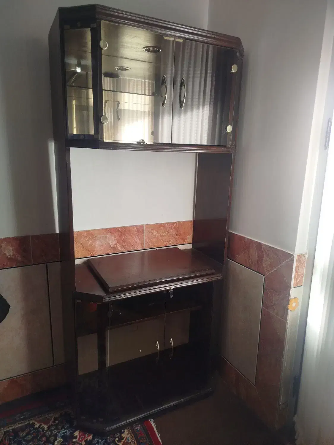 لوازم چوبی و بوفه|بوفه، ویترین، کنسول|بهشهر, |دیوار