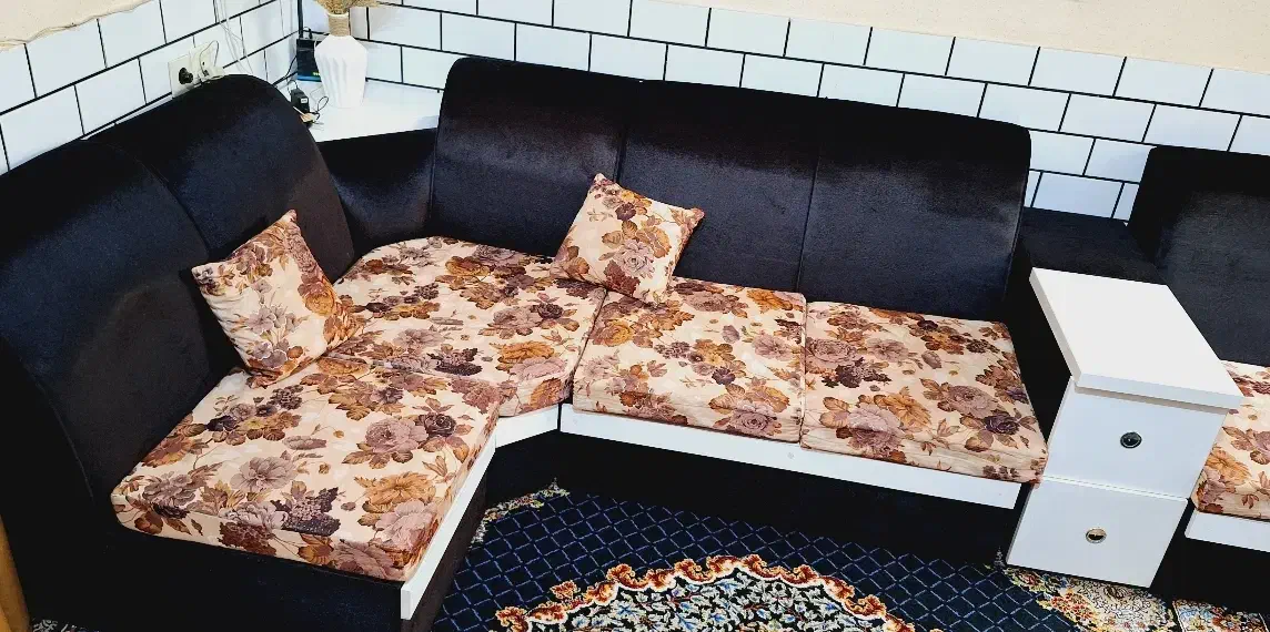 مبل ال هشت نفره باکس دار|مبلمان خانگی و میز عسلی|دزفول, |دیوار