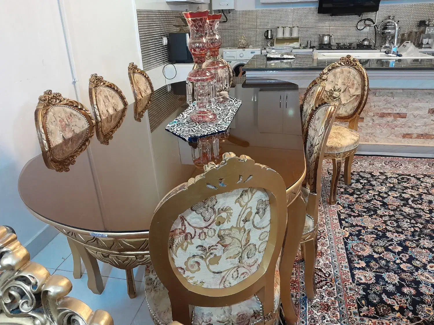 میز نهار خوری|میز و صندلی غذاخوری|کوهدشت, |دیوار