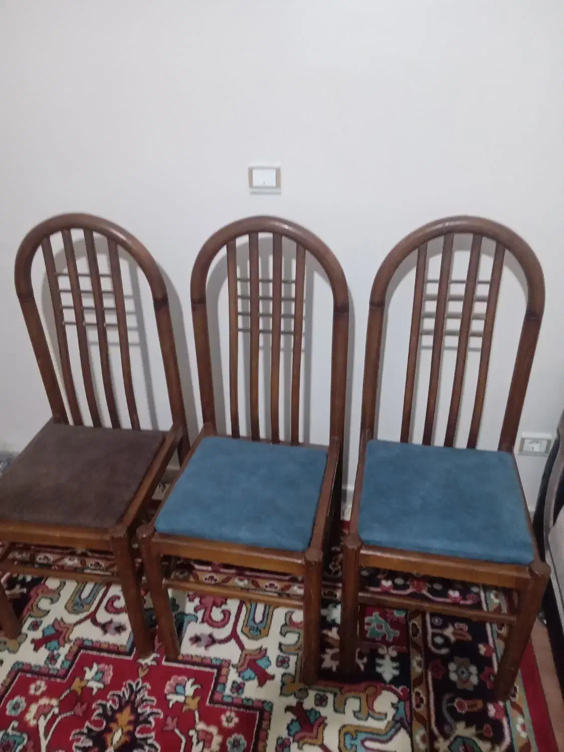 صندلی نهارخوری سا لم چوبی|میز و صندلی غذاخوری|اسکو, |دیوار