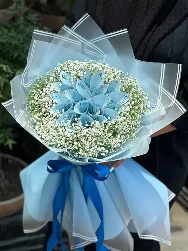 دسته گل پولی|گل مصنوعی|امیدیه, |دیوار