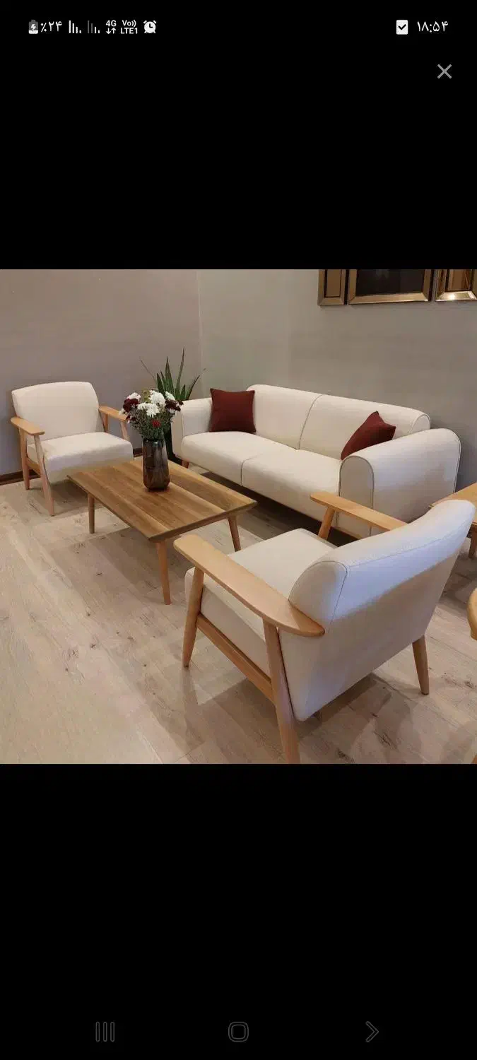 مبلمان آوا کد ۱۰۱۳|مبلمان خانگی و میز عسلی|فومن, |دیوار