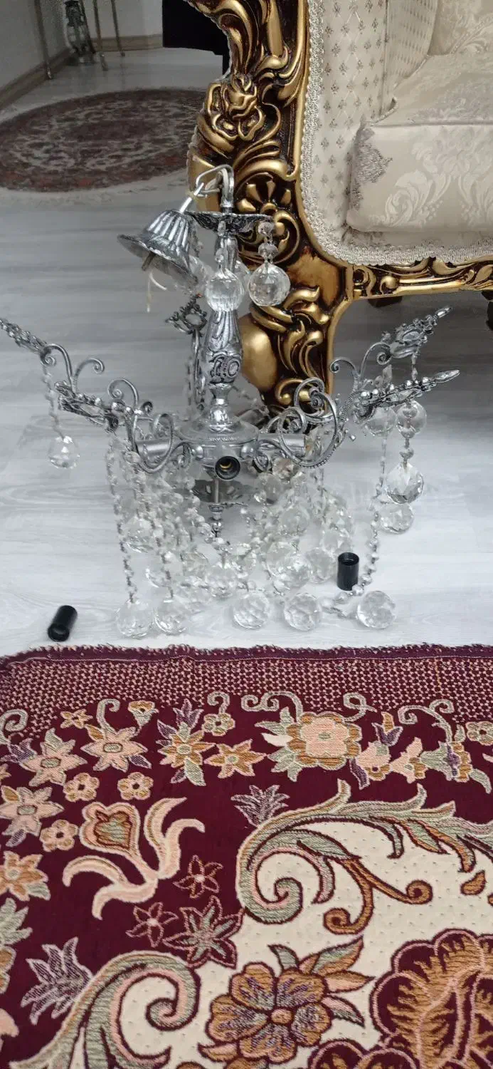 لوستر برنز|لوستر و چراغ آویز|تبریز, |دیوار