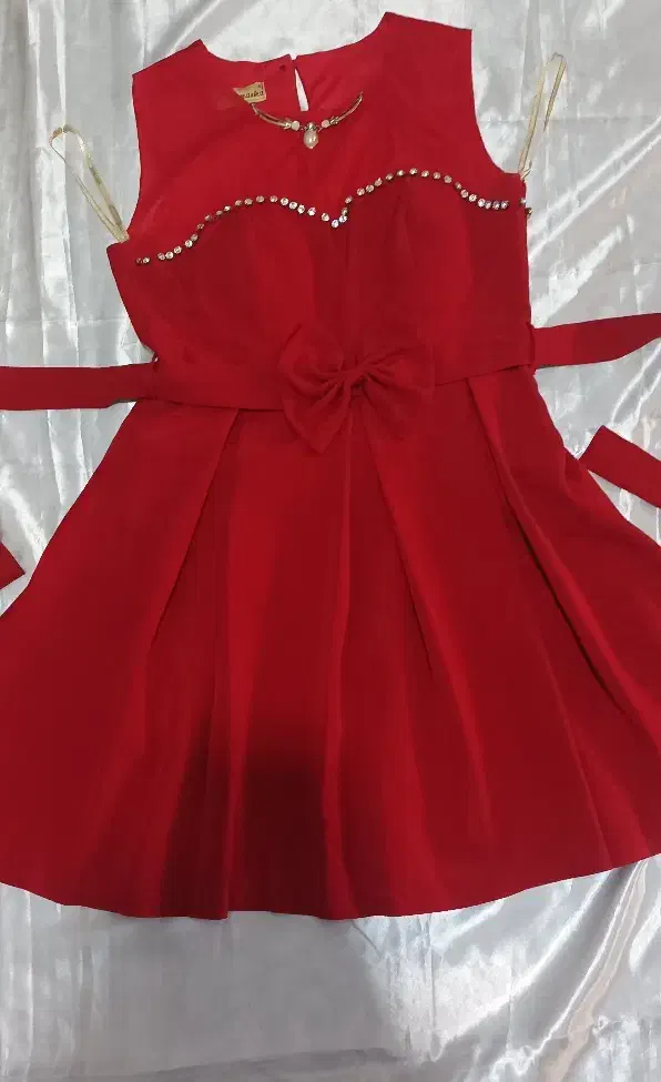 لباس مجلسی قرمز رنگ کوتاه|لباس|ری, دولت‌آباد|دیوار