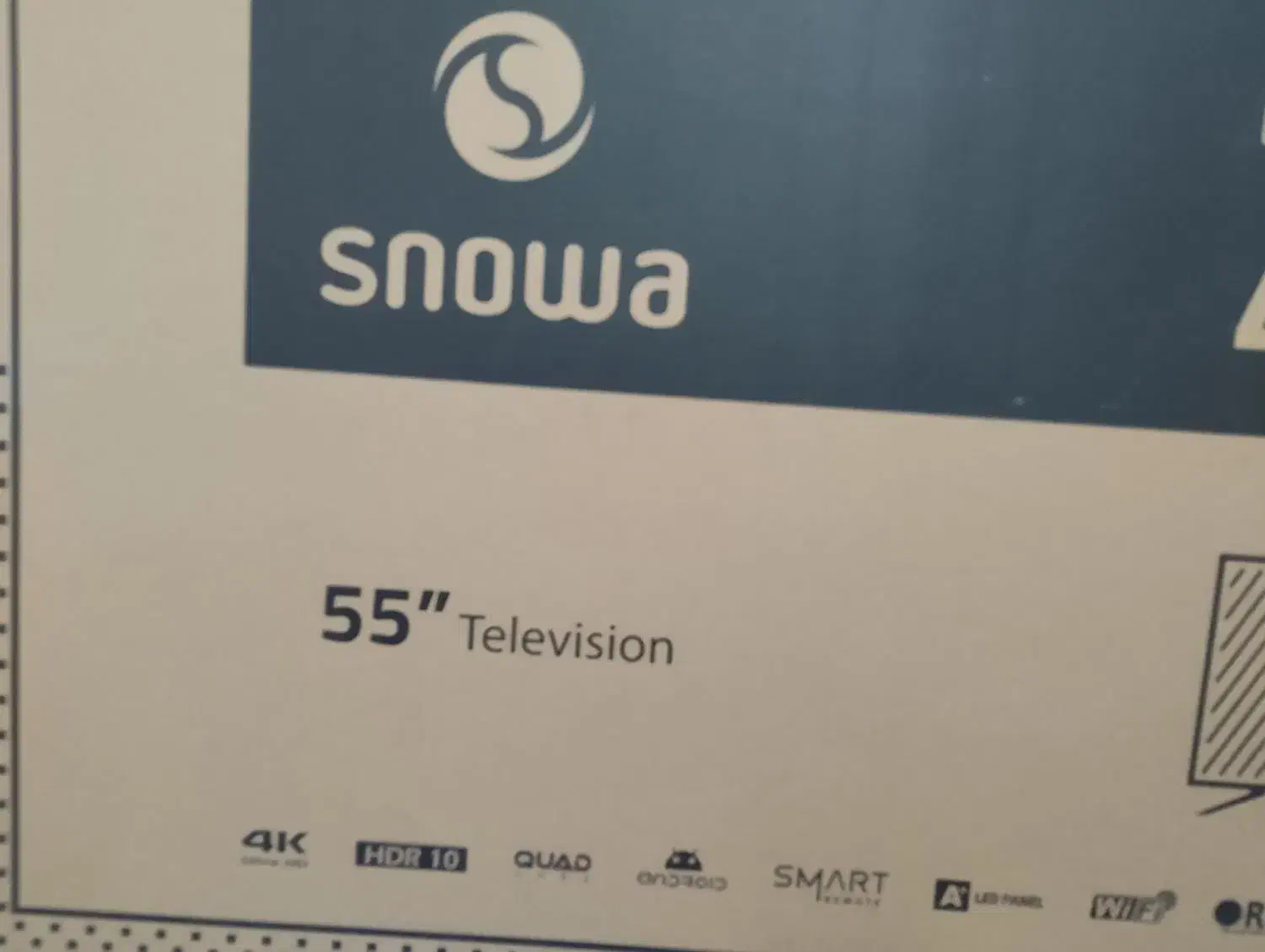 کارتن 55اینچ اسنوا|تلویزیون و پروژکتور|مشهد, جاهد شهر|دیوار