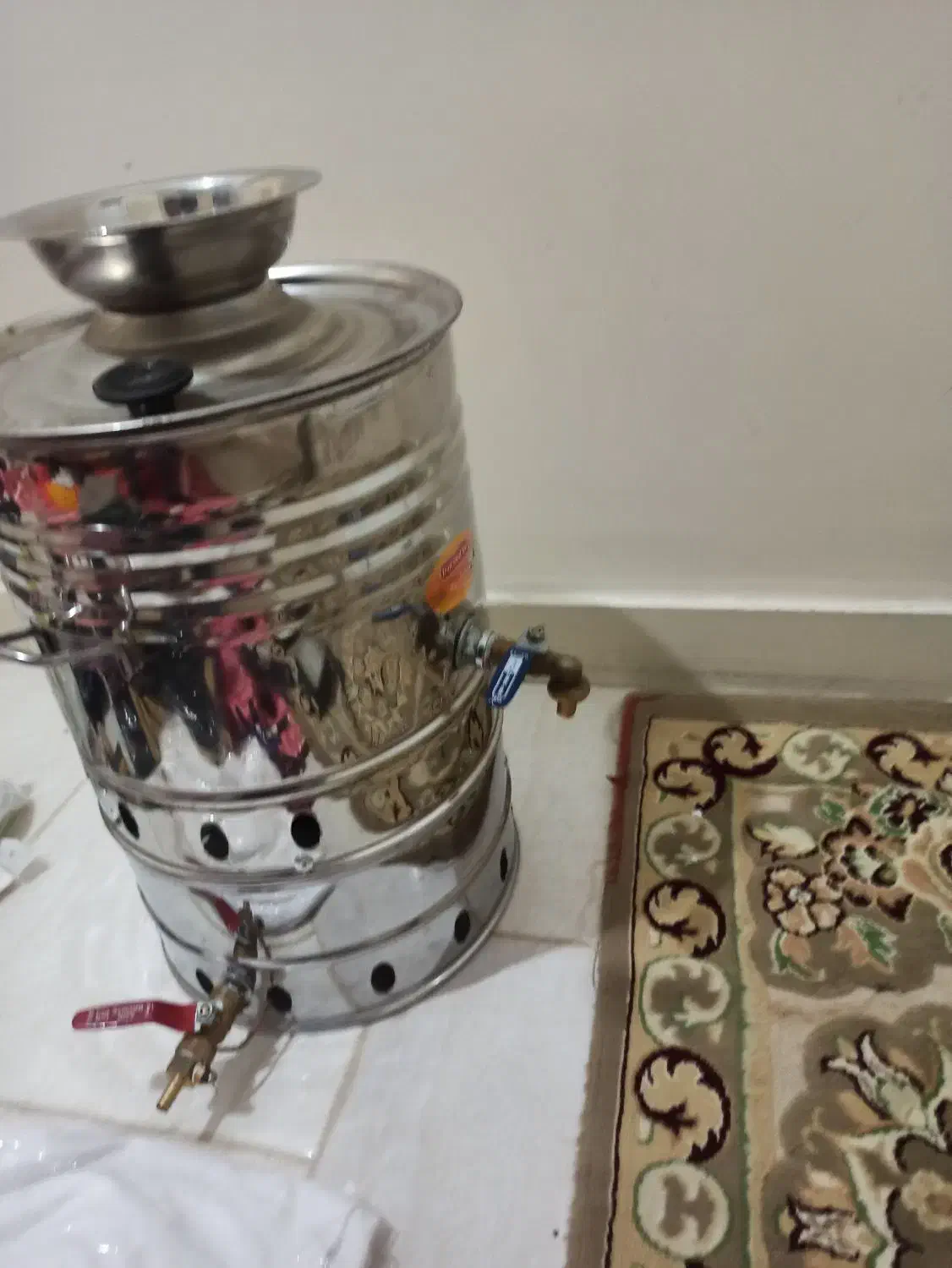 سماور بزرگ هیتی|سماور، چای‌ساز، قهوه‌ساز|قرچک, زیبا شهر|دیوار