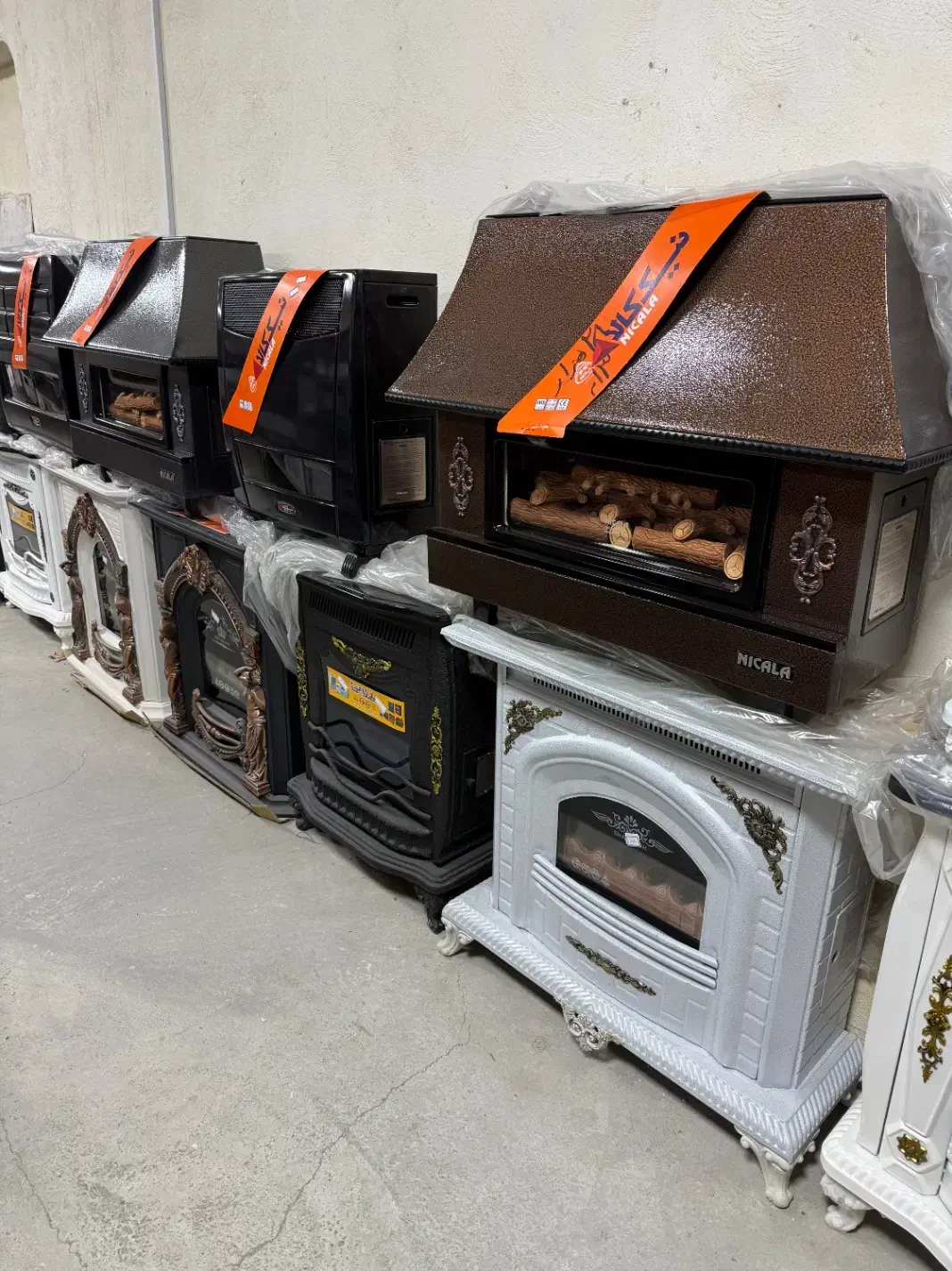 بخاری گازی برقی بدون دودکش شومینه حصیری نیک کالا|بخاری، هیتر، شومینه|ارومیه, |دیوار