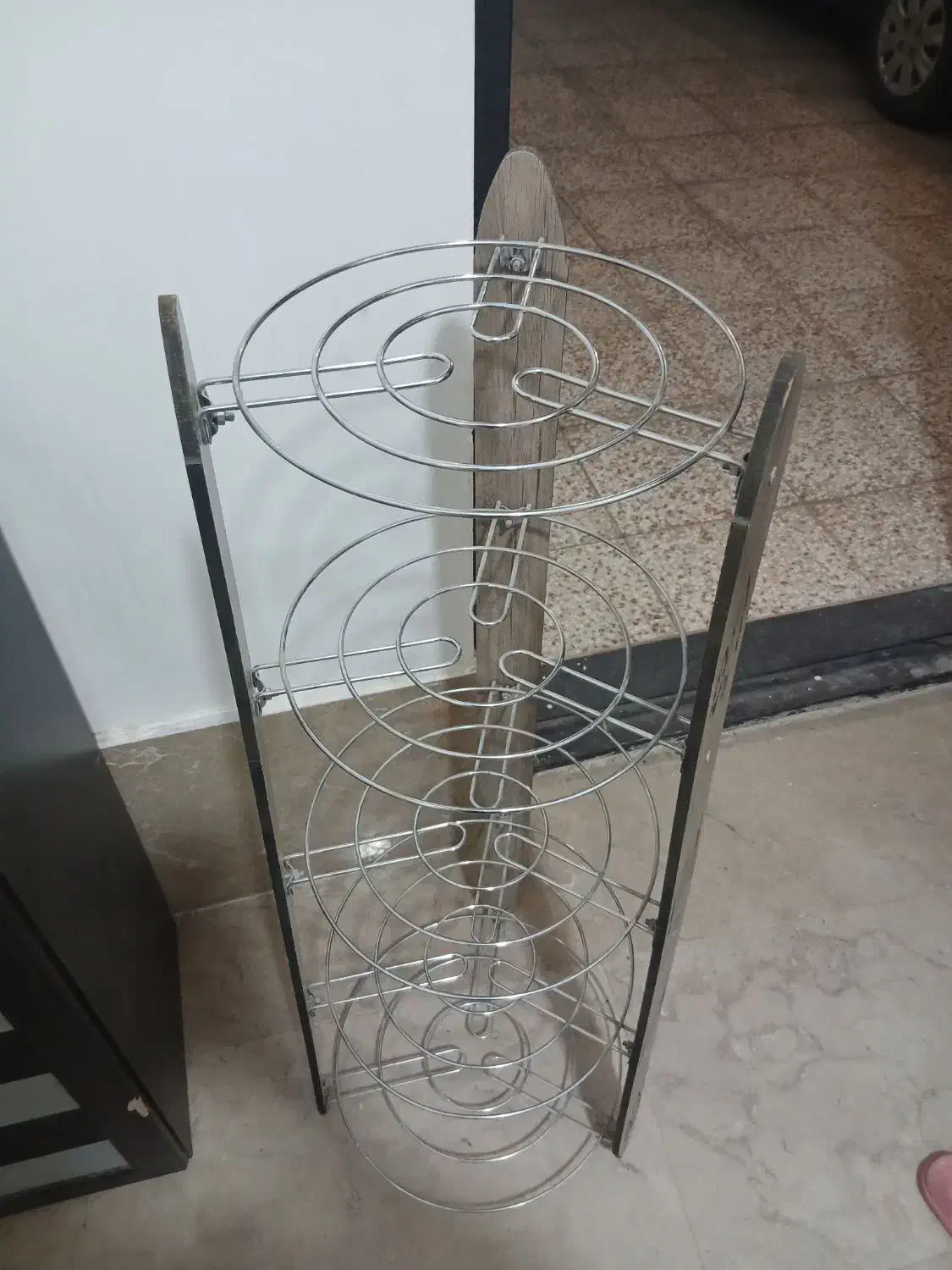 پایه قابلمه استیل|آب‌چکان و نظم‌دهنده ظروف|تربت جام, پاسداران|دیوار