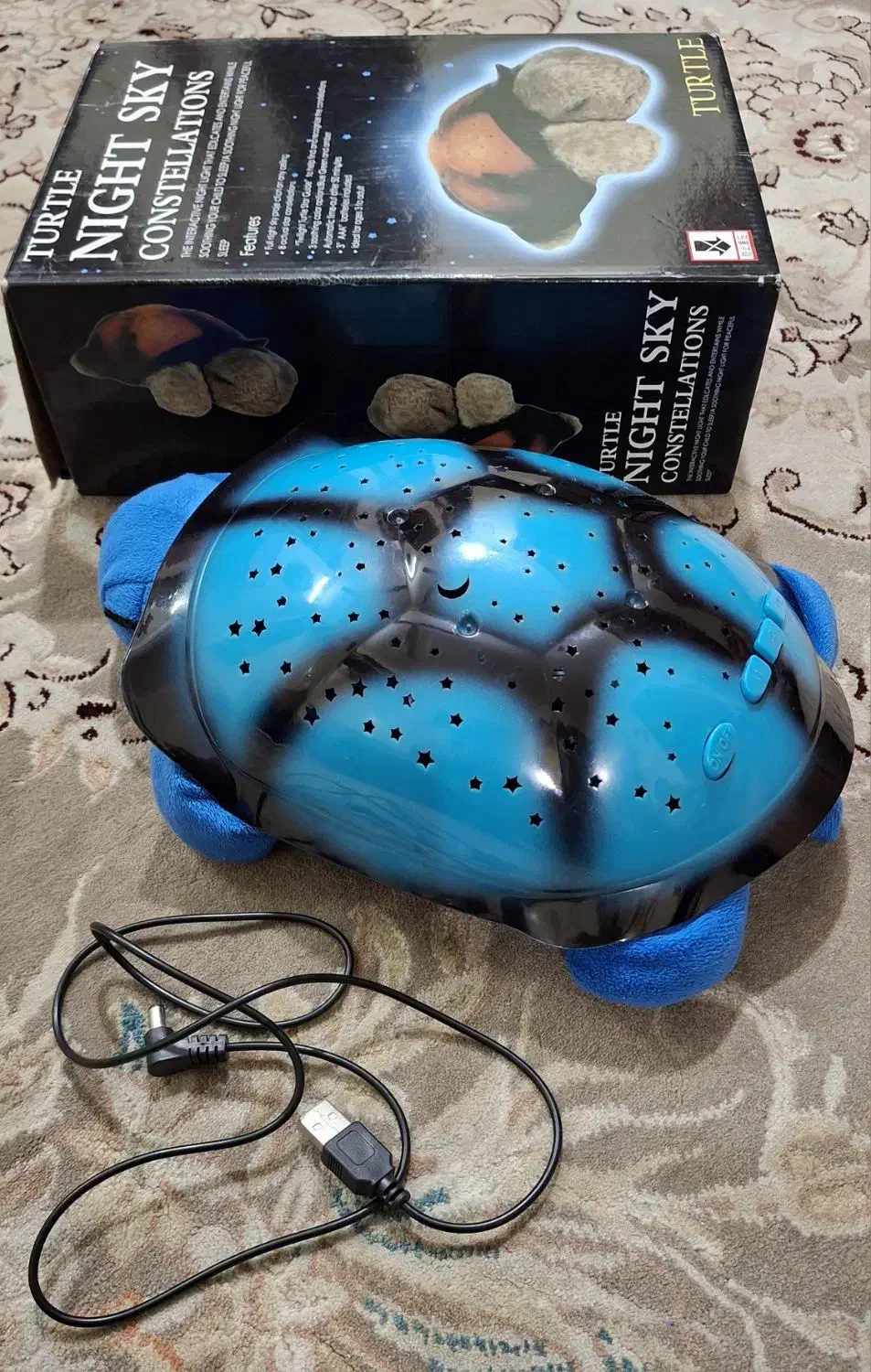 چراغ خواب طرح لاک‌پشت|اسباب و اثاث بچه|شوشتر, |دیوار